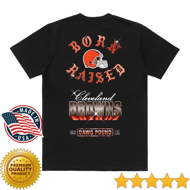Born X Raised + Browns Chrome Rocker Tee Shirt