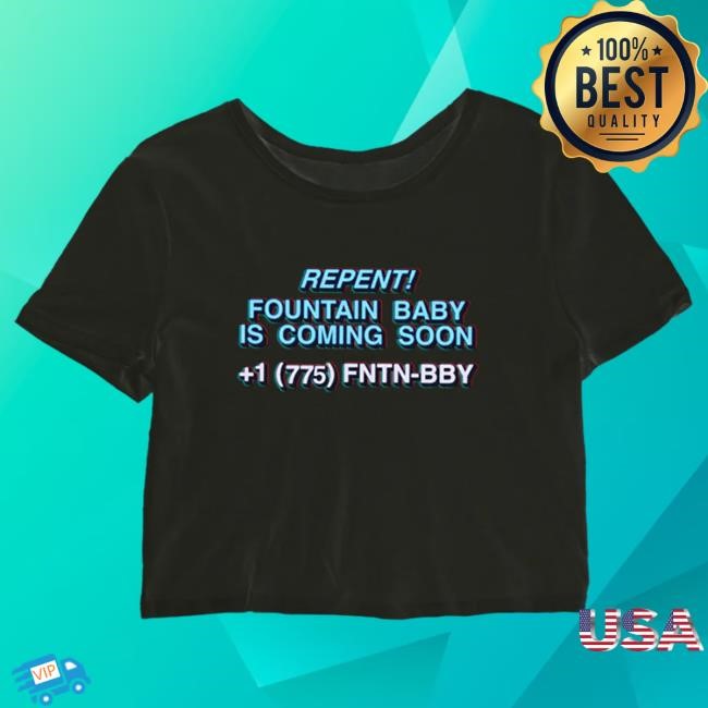 Official Interscope Records Merch Store Amaarae Fountain Baby Crop Top Black Shirt