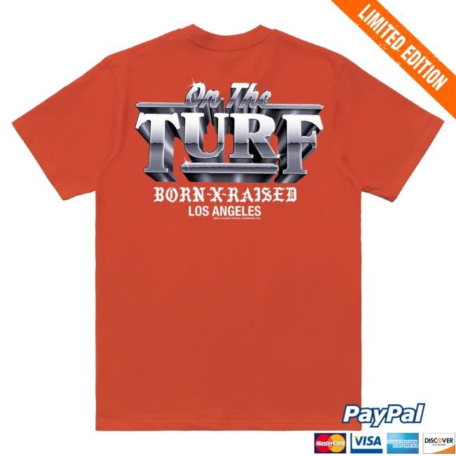 Official Born X Raised Merch Store Shop 1100 Popover Shirt: Orange BornxRaised