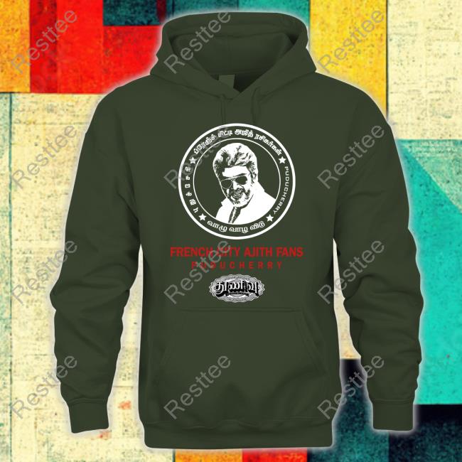 French City Ajith Fans Puducherry Tee Shirt