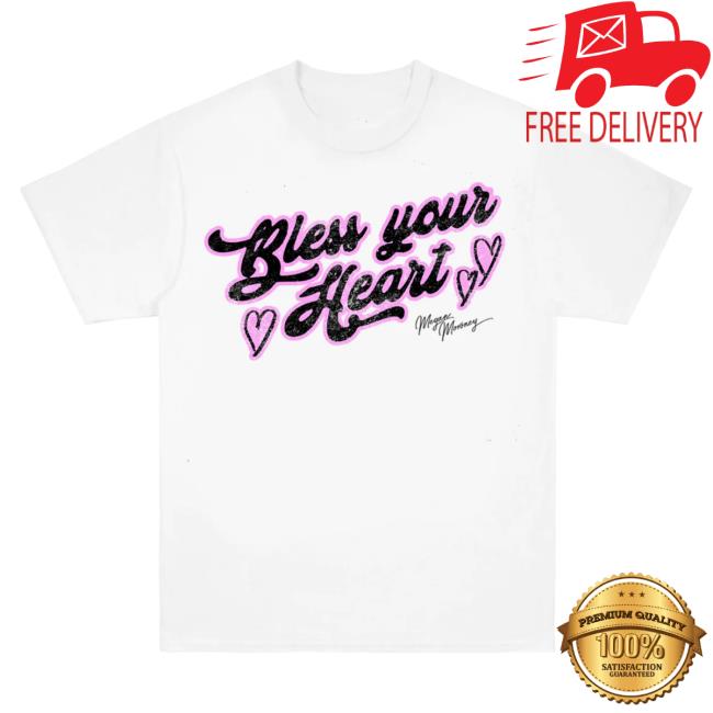 Official Megan Moroney Merch Store Bless Your Heart Shirt MeganMoroney Shop