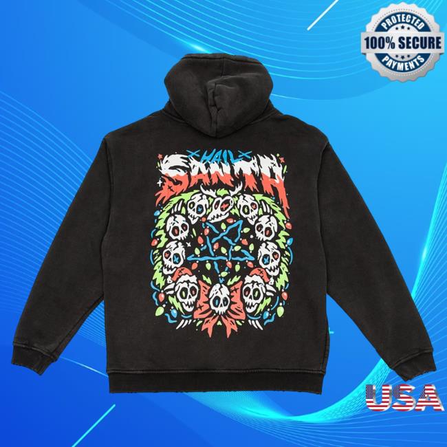 Official Philip Defranco Merch Store Beautiful Bastard 'Hail Santa' Distressed Hood Beautifulbastard Philipdefranco Shop