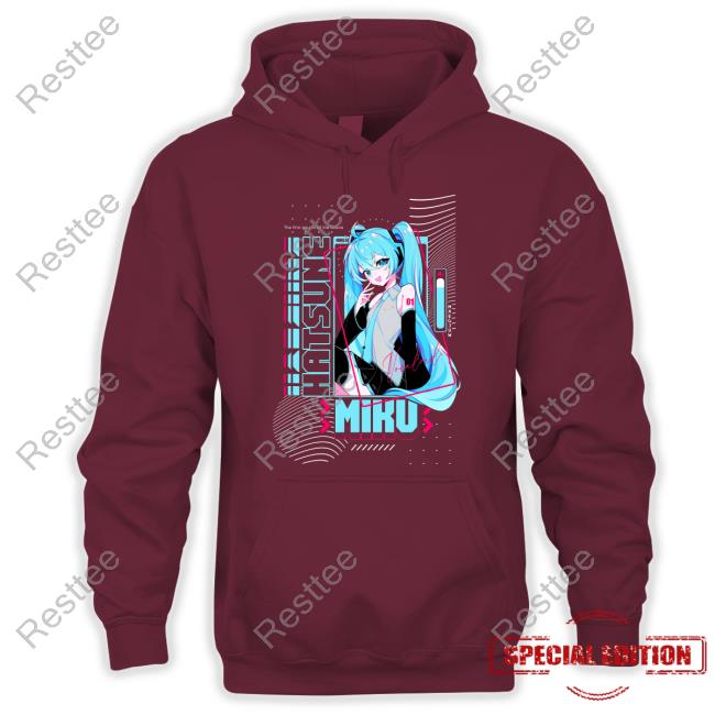 Maegjuw The First Sound Of The Future Hatsune Miku Hoodie Maegjuw Hatsune Miku Shirts