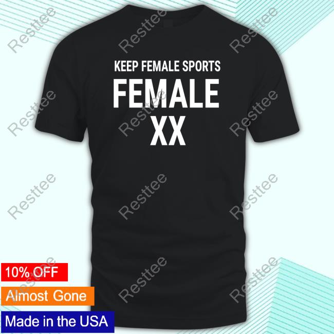 Official Keep Female Sports Female Xx Hoodie