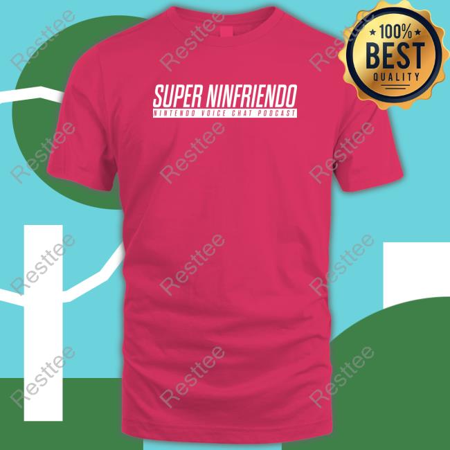 Super Ninfriendo Nintendo Voice Chat Podcast Tee Shirt Official Ign Merch Super Ninfriendo Nintendo Voice Chat Podcast Tee