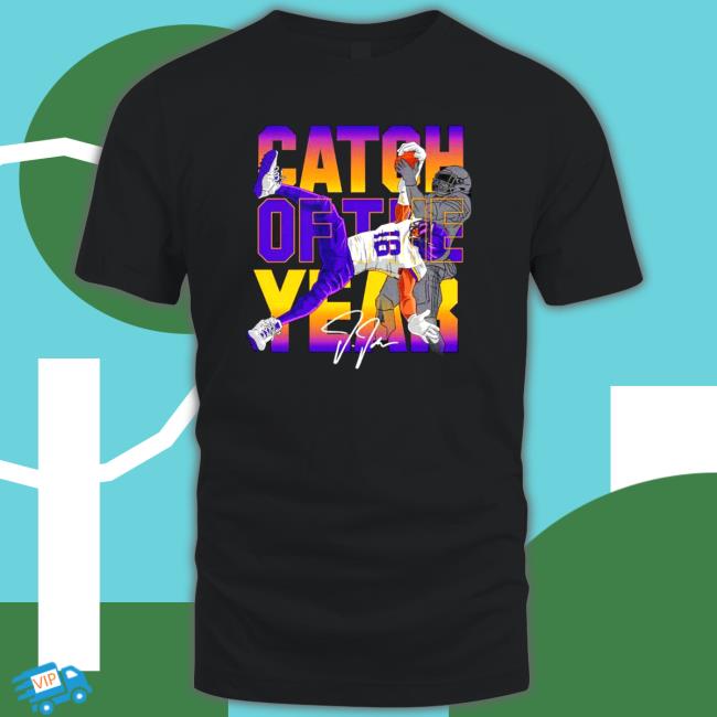 Official Justin Jefferson Catch of the Year signature Shirt