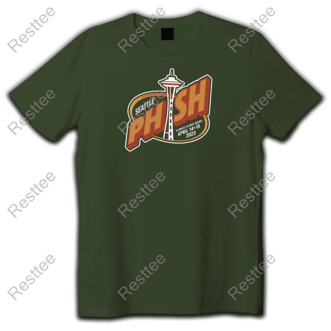 Live Phish Webcast Shop Seattle Phish Climate Pledge Arena April 14 15 2023 Shirt