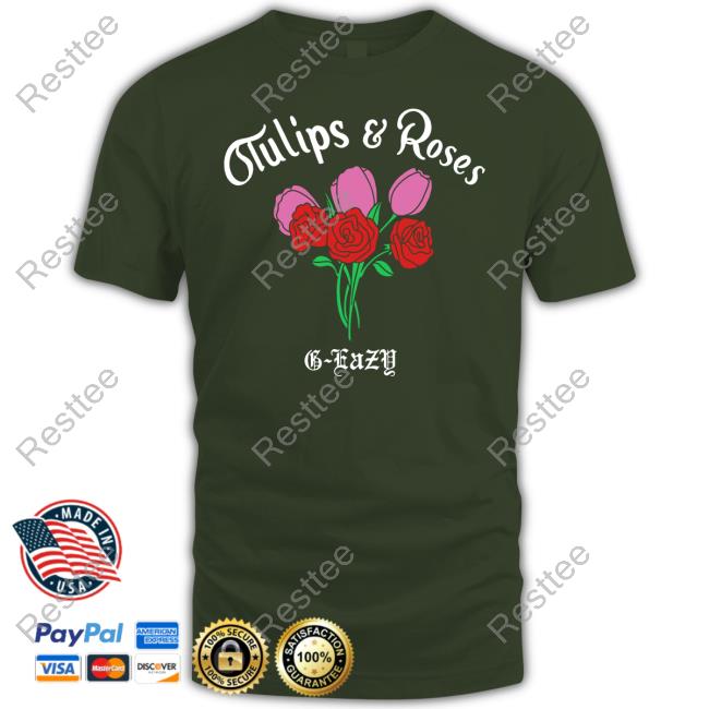 Tulips & Roses Tee G-Eazy Official G-Eazy Merch Tulips & Roses Tee
