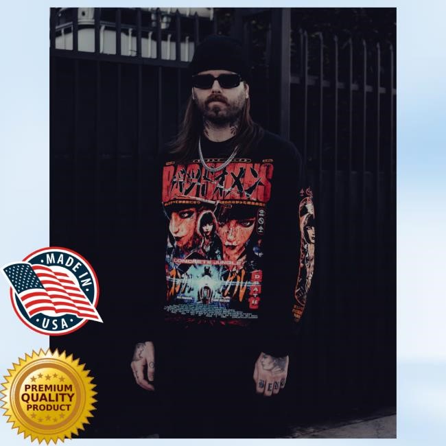 Bad Omens OST Long Sleeve Hot Shirt Bad Omens Merch Store Official Bad Omens OST Long-Sleeve Bad Omens Merch Store Official