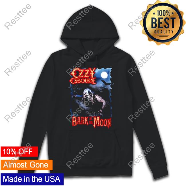 Bark At The Moon Tee Ozzy Osbourne Merch Bark At The Moon Album T Shirt