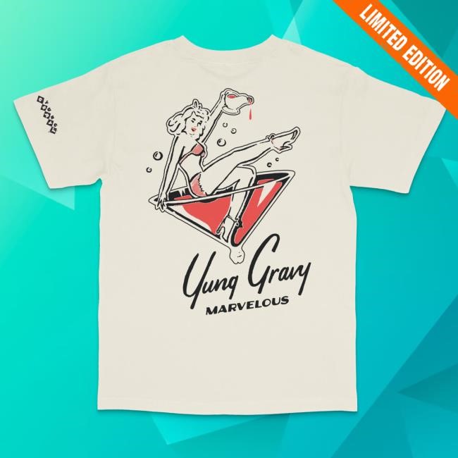 Official Yung Gravy Merch Shop Martini Shirt Official Yung Gravy Merch Shop Martini New T-Shirt
