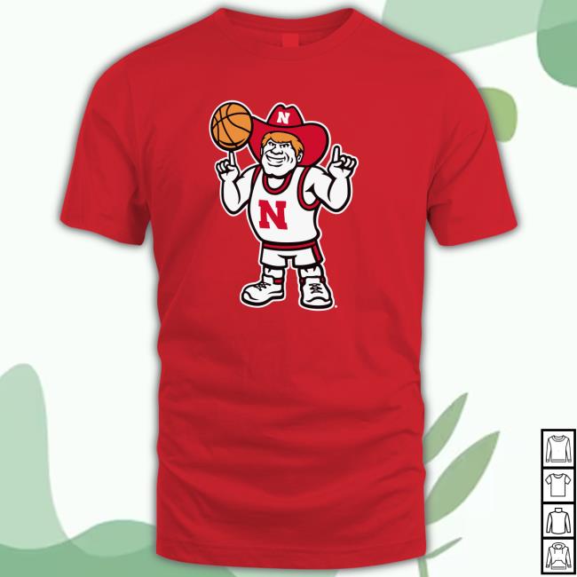 Nebraska Giant New Herbie Logo Basketball Hoodie