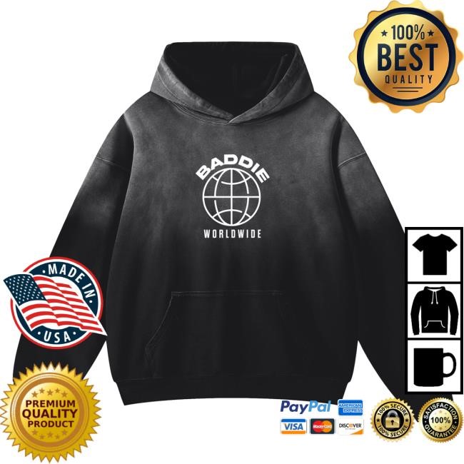 Baddie Worldwide Sunfade Hoodie For Everyday Layers Heavyweight Sunfade Oversized Hoodie From Baddie Worldwide