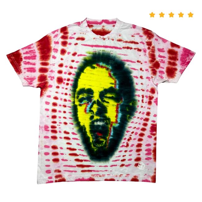 Official The Tie Dye Company Mac Tee Shirt Red/Pink