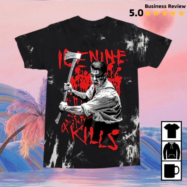 Ice Nine Kills Merch Bloody Spencer Dye Tees