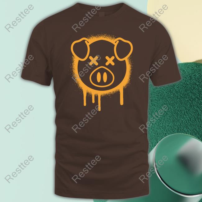 Official Spray Paint Pig Logo T-Shirt