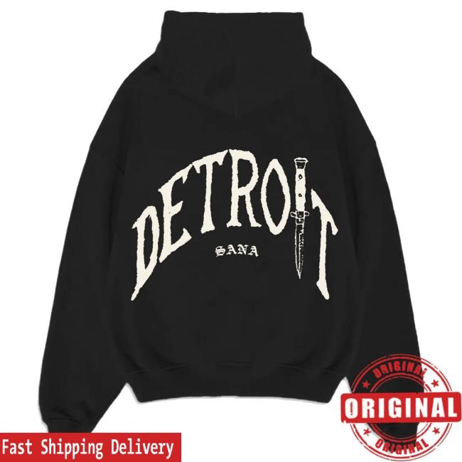 Sana Detroit Knife Long Sleeve Hoodie Sana Merch Shop