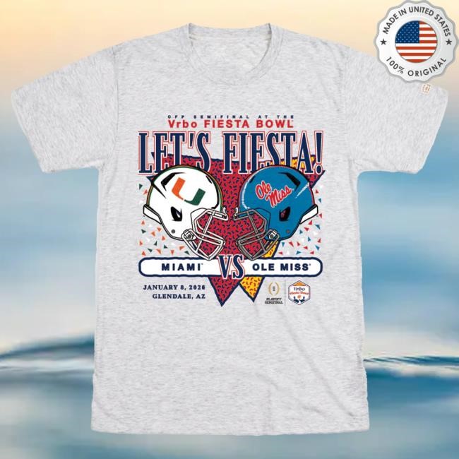 Homefield Apparel 31-27 Miami Vs Ole Miss Fiesta Bowl Matchup Tee