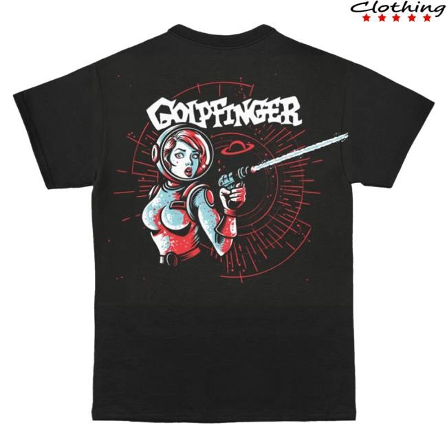 Crowd-Tone Lazer Tee for Goldfinger Fans