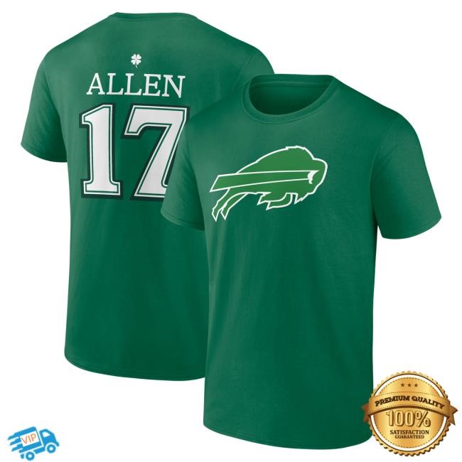 Buffalo Bills Brand Josh Allen Green Fanatics Graphic