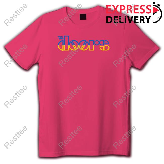 The Doors Logo Ukraine Shirt Official The Doors Logo Ukraine Shirt