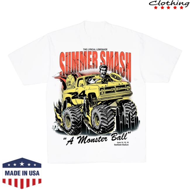 Official Summer Smash Monster Line up Tshirt