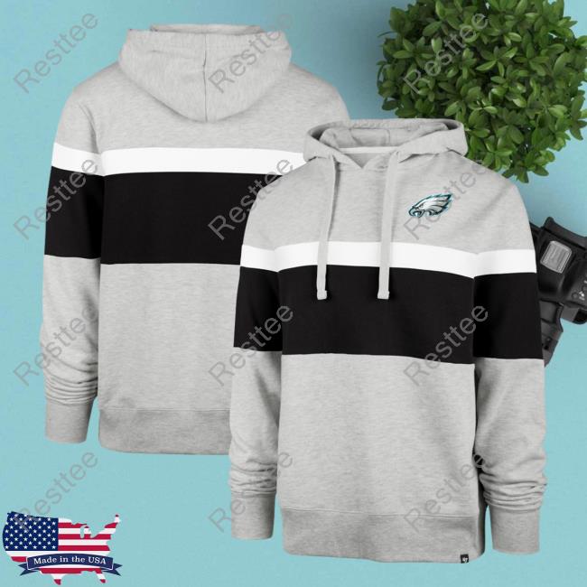 Official PhiladelphiaEagles Clothing Merch Store Shop 47 Gray Philadelphia Eagles Warren Crew neck Sweatshirt 3D