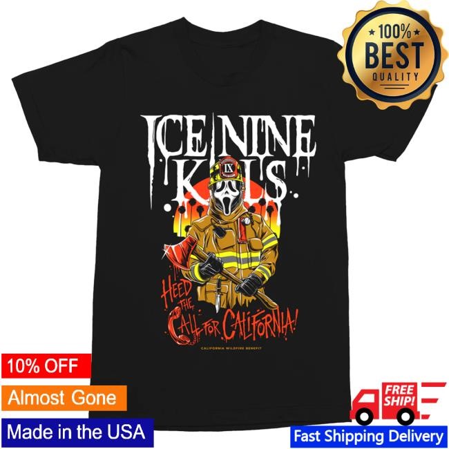 Official Ice Nine Kills Merch Store Heed The Call For California Tshirt Ink Merch IceNineKills