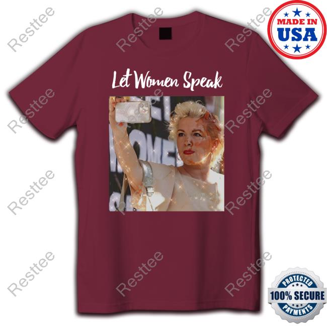 Kellie Jay Keen Let Women Speak Sweatshirt