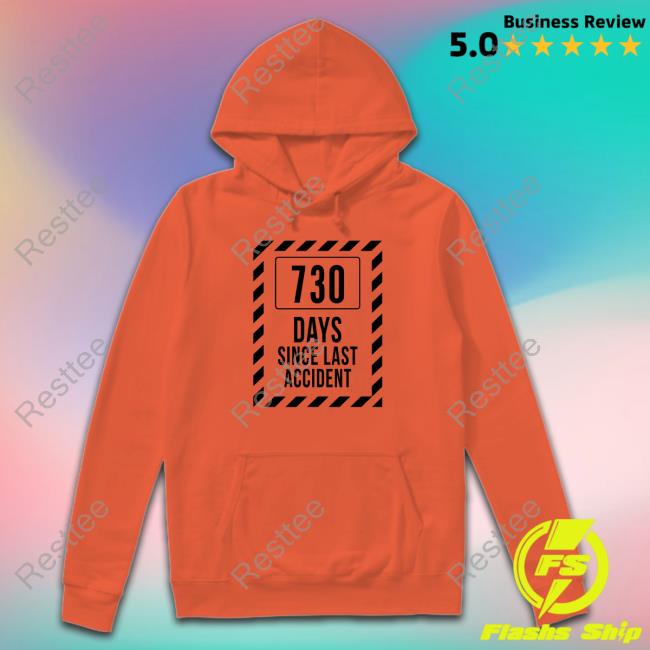 730 Days Since Last Accident Long Sleeve T Shirt Kentucky Ballistics Days Without Accident
