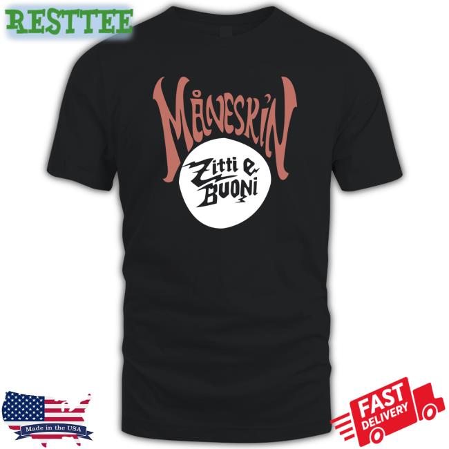 Maneskin Merch Måneskin Zitti E Buoni Tee