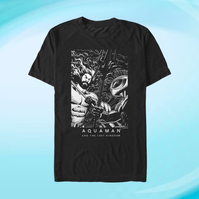 Official AMC Movie Merchandise Aquaman And The Lost Kingdom King Aquaman Tee