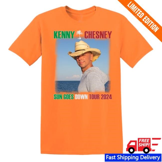 Sun Goes Down Tour Orange T Shirt – Kenny Chesney