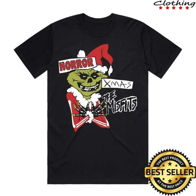 Misfits Horror Xmas Black Tee Misfits Clothing Store