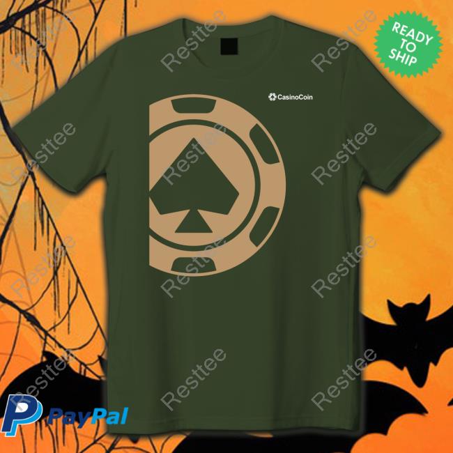 Casinocoin Gold Shirt Black