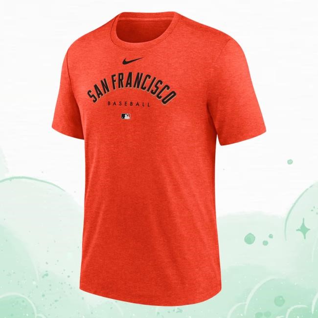 Nike San Francisco Giants Orange Early Work Short Sleeve Fashion Hot Shirt | Rally House Official Merch Store – Buy Official MLB T Shirt