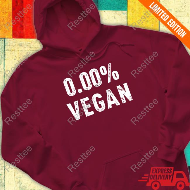 0.00% Vegan Tee Shirt Matt Groark 0.00% Vegan Shirt