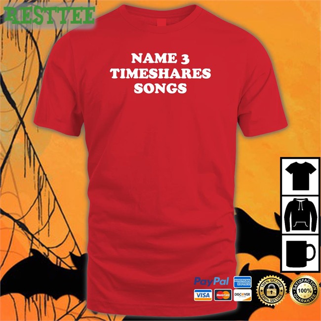 Timeshares Music Name 3 Timeshares Songs Long Sleeve Tee Shirt Timeshares Music Name 3 Timeshares Songs Hat