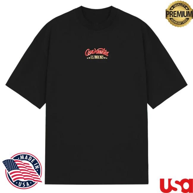Official Rauw Alejandro Merch Store Cosa Nuestra World Tour Top Shirt - Black