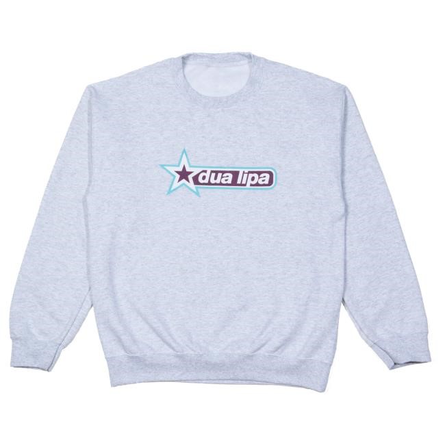 Official Spotify Capsule Merch Store Shop Dua Lipa Gray Star Attractive Hoodie SpotifyCapsuleStore DuaLipa