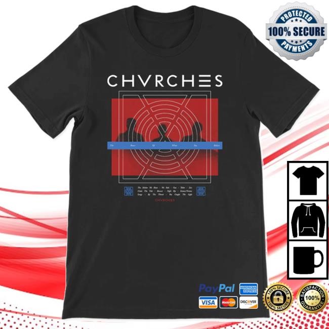 Chvrches Official Merch Shop The Bones Of What You Believe Silhouette Tracklist Tee