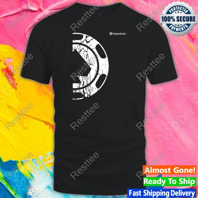 CasinoCoin Grunge Shirt Xrpl Merch CasinoCoin Grunge Shirt
