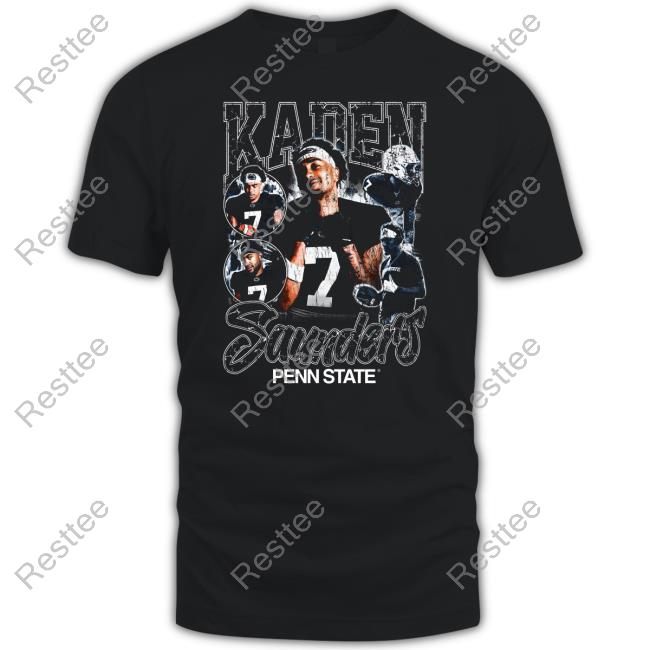 Penn State NIL Kaden Saunders Oversized Cap Official Penn State NIL Store Kaden Saunders Oversized Shirts