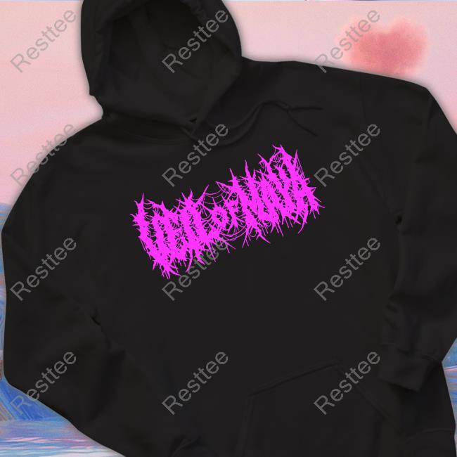 Official Veil Of Maya Merch Death Metal (Pink) Black Tee