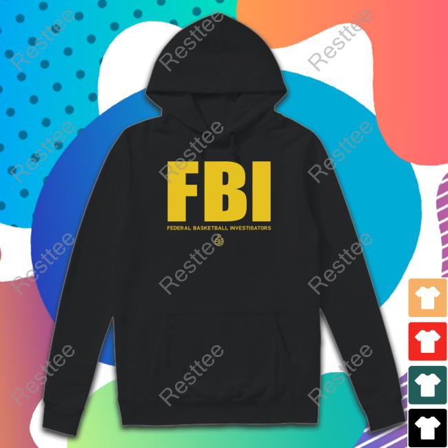 Official Fbi Federal Basketball Investigators Shirt