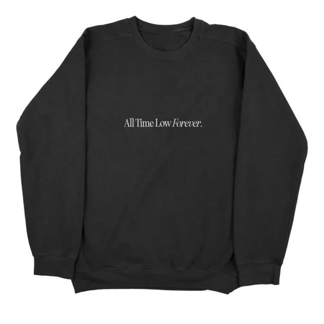 All Time Low Forever Shop Merch ATL Forever Albums Black Sweatshirts