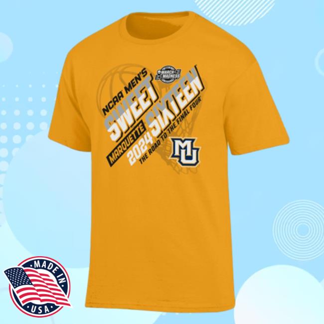 Sweet Sixteen Marquette Golden Eagles Long Sleeve Tee