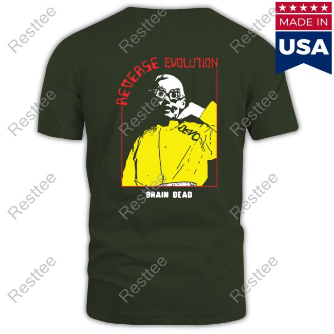 Brain Dead X Devo Reverse Evolution Long Sleeve T Shirt Brain Dead Devo Reverse Evolution Hoodie