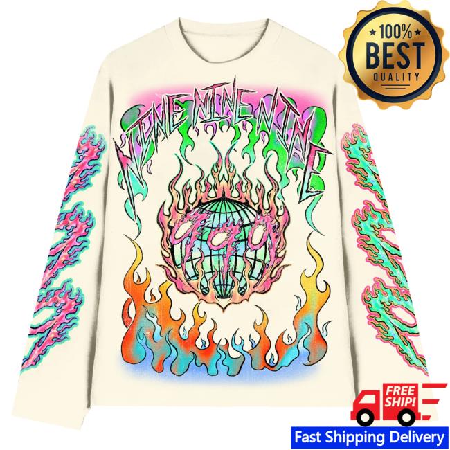 Official 999 Club Juice Wrld Merch Store Eyeball Long Sleeve Shirt White 999Club Clothing Juicewrld