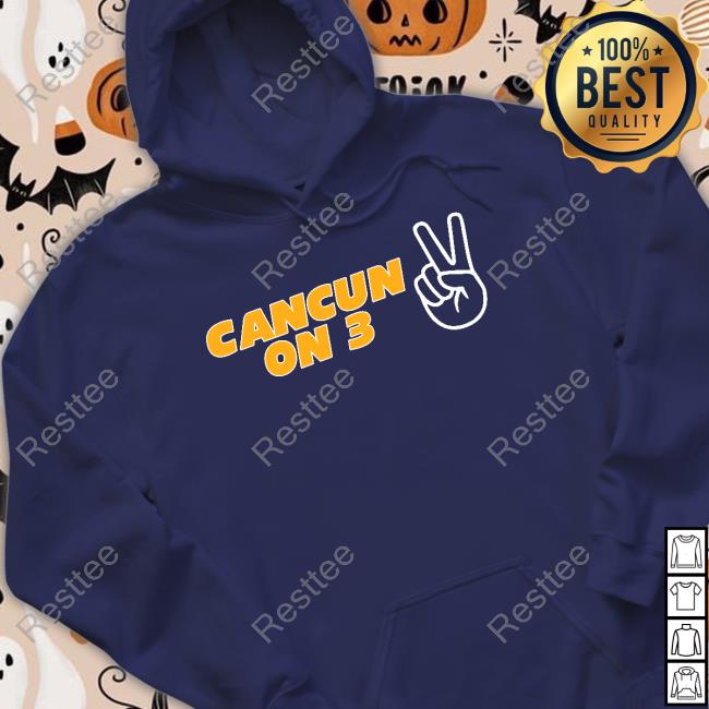 Official Cancun On 3 Tee Shirt Barstool Sports Store Cancun On 3 Tee Kansas City Chiefs